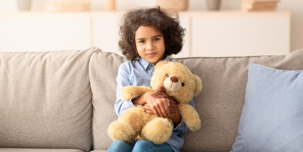 Portrait of smiling beautiful African American girl